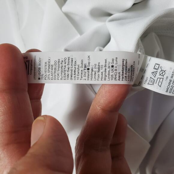 ATHLETA Women Size Medium Ace Tennis Golf White Dress 1/4 Zip Sleeveless NEW - Picture 12 of 14